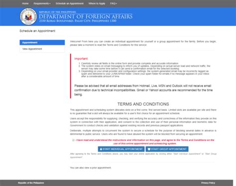 www.passport.gov.ph,|Passport Appointment System.